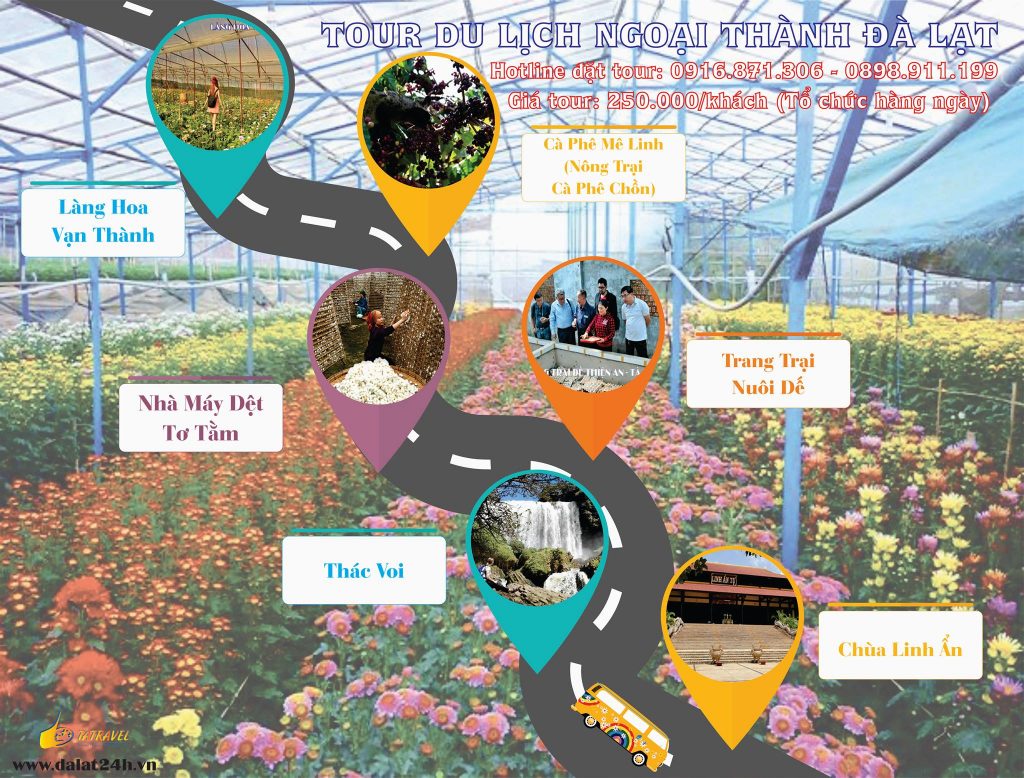 Tour Đà Lạt 1 Ngày –  Du lịch Đà Lạt 3 ngày 2 đêm cùng TA Travel