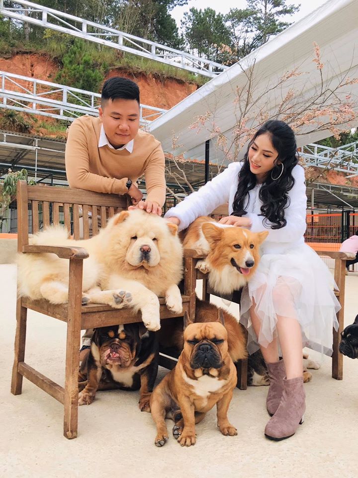 Những chú chó thân thiện, siêu cute tại Nông trại cún Puppy farm Đà Lạt