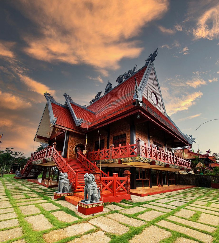 Kiến trúc vô cùng độc đáo của chùa Di Đà Bảo Lộc