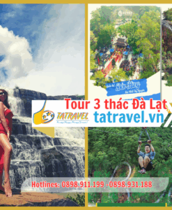 TOUR 3 THÁC ĐÀ LẠT 1 NGÀY 2026 - KHÁM PHÁ NGOẠI THÀNH ĐÀ LẠT